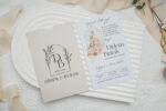 Invitatie nunta alb din carton 12