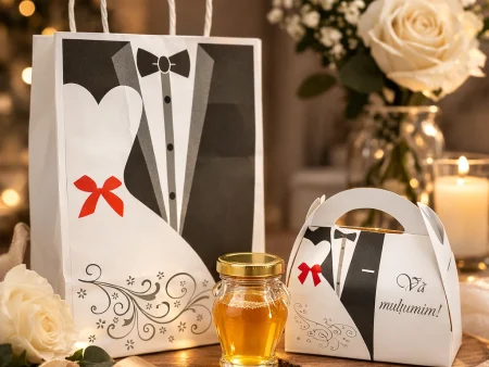 Marturii nunta set pungi si borcane M3902 | eMarturii