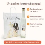 Marturii Nunta Set 7-M184: Pungi si Sticle 500ml | eMarturii.ro