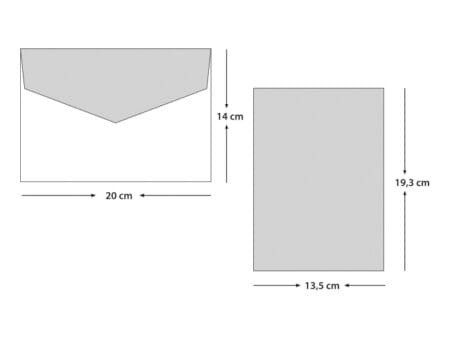Invitatie nunta negru din carton 20x14cm ǀ e-Marturii.ro