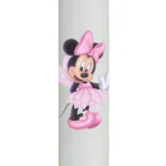 Lumanare botez minnie roz