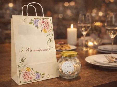 Marturii nunta Set 8-N20: Pungi, Borcane 212ml