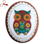 Turta dulce bufnita mandala
