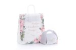 SET Marturie nunta 2 Punga Cutie prajituri 200g Bujor