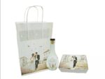 SET Marturie nunta 7 Pungi Sticle 250ml Cutii 200g M447