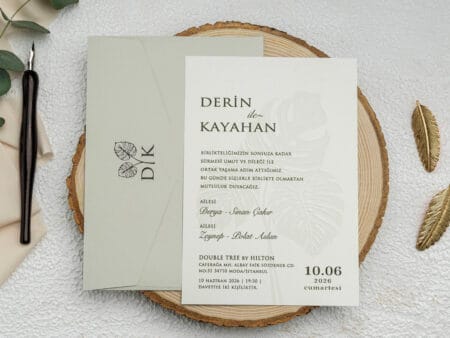 Invitatie nunta alb din carton 15x11cm ǀ e-Marturii.ro