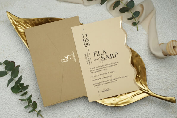 Invitatie nunta crem 10