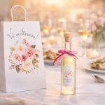SET Marturie nunta 3 FlowerBouquet Pungi Sticle 200ml
