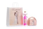 SET Marturie nunta 1 Punga Cutie prajituri 200g Sticla 200ml M63696