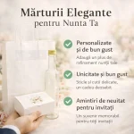 Set marturii nunta Flower-Bouquet, pungi, sticle si cutii