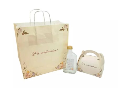 Marturii nunta Set 7-N20: Pungi, Sticle 200ml, Cutii 200g