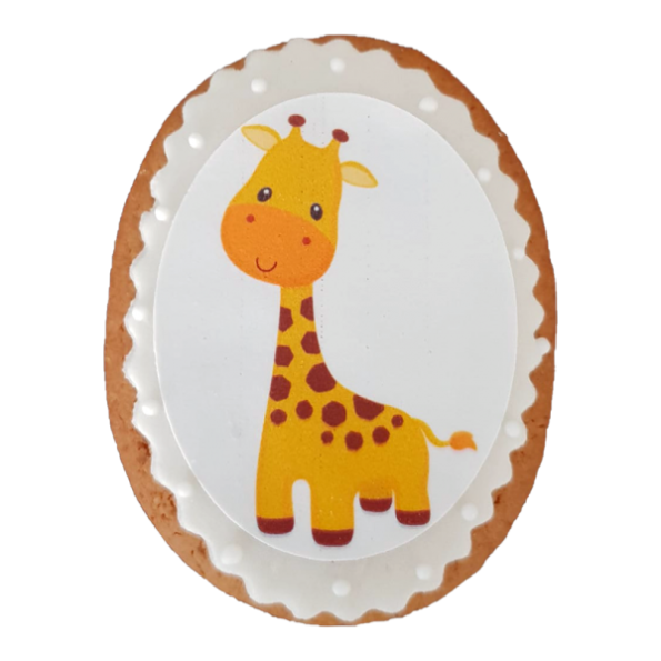 Turta dulce girafa zoo 8 cm