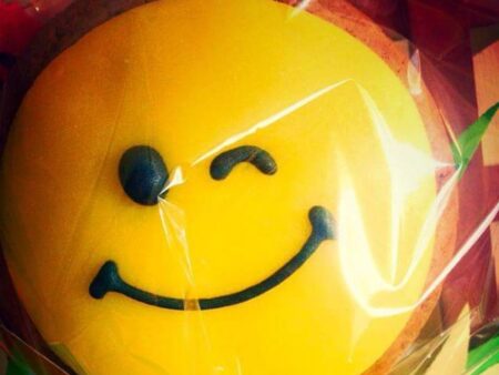 Turta dulce smiley face 9 cm