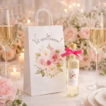 SET Marturie nunta 4 FlowerBouquet Pungi Sticle 200ml