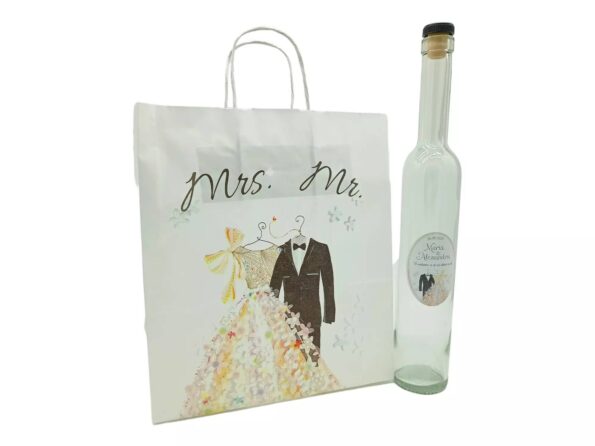 Marturii nunta Set 7-M184: Pungi, Sticle 500ml