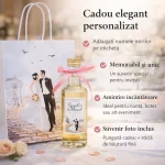 SET Marturie nunta 1 Pungi Sticle 200ml 447