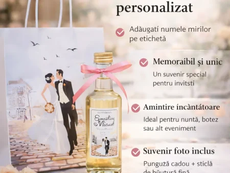 SET Marturie nunta 1 Pungi Sticle 200ml 447