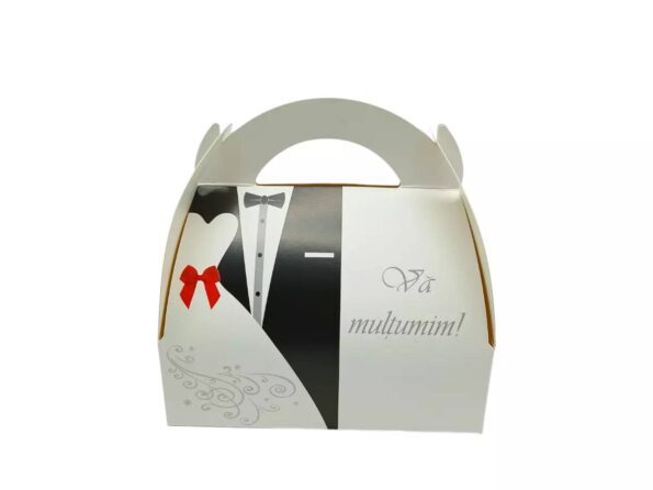 Marturii nunta Set 2-M3902: Pungi, Sticle 500ml, Cutii 200g