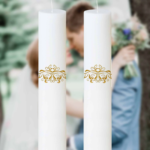 Lumanari de nunta model regal eleganta