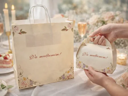 Set de marturii nunta florale, eMarturii, set 5 piese