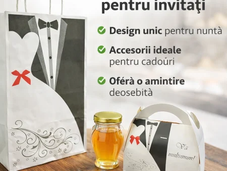 Marturii nunta set pungi si borcane M3902 | eMarturii