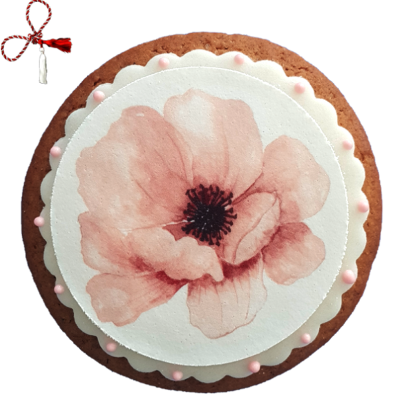 Turta dulce floare de mac