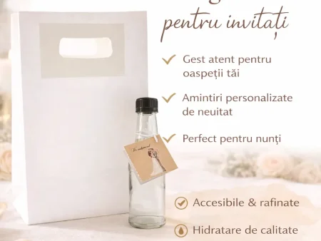 Marturii nunta Set 4-M63696: Pungi, Sticle 100ml