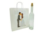 Marturii nunta Set 1-Kiss: Pungi, Sticle 500ml