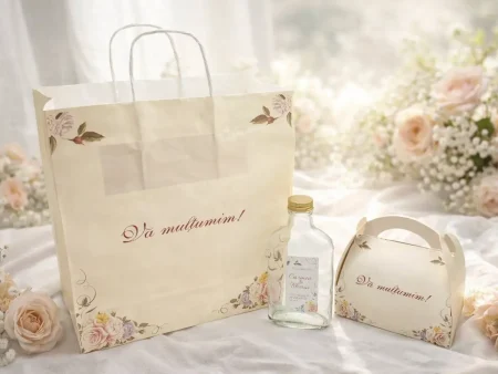 Set de marturii nunta florale, eMarturii, set 5 piese