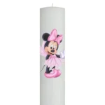 Lumanare botez minnie roz