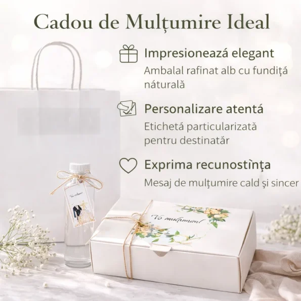 Set Marturii Nunta 10-Roses: Pungi, Sticle, Cutii Personalizate