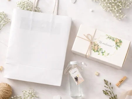 Set Marturii Nunta 10-Roses: Pungi, Sticle, Cutii Personalizate