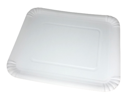 SET Tavite carton albe 19 x 23cm 10buc/set