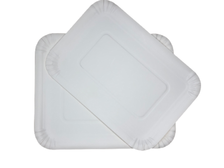 SET Tavite carton albe 16 x 23cm 10buc/set