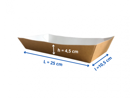 SET Tavita carton natur standard  25 X 10