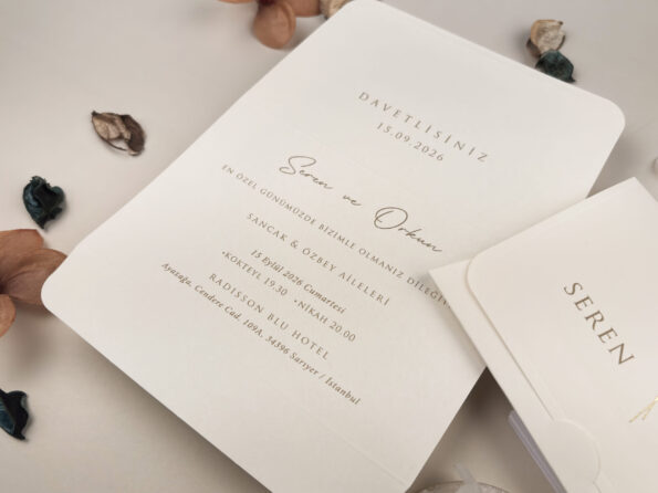 Invitatia nunta 13322-Elite: Eleganta si Rafinament pentru Nunta Ta