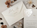 Invitatie nunta eleganta cu design 13318-elite