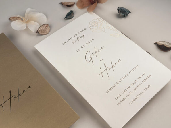 Invitatii de Nunta 13325-Elite: Eleganta si Stil pentru Nunta Ta