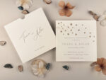 Invitatii de nunta patrata Elite 13333cu plic inclus