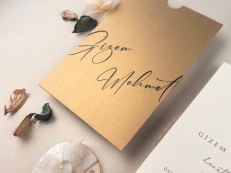 Invitația de nuntă 13331-elite: Eleganță și rafinament