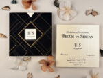 Invitatii de nunta elegante cu design deosebit | Model 85851