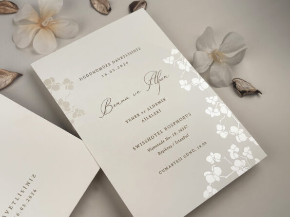 Invitații de nuntă elegante 13x18cm -13329-elite