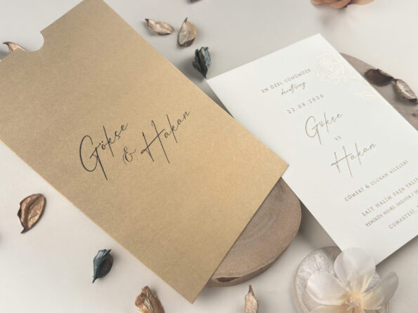 Invitatii de Nunta 13325-Elite: Eleganta si Stil pentru Nunta Ta
