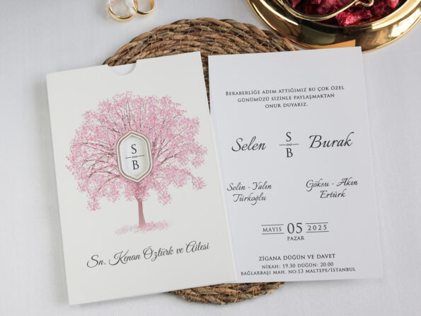 Invitații de nuntă 2476 eleganță și stil