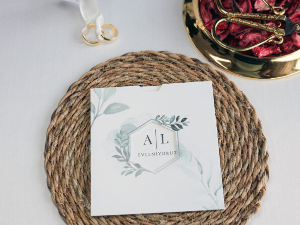 Invitatie nunta 2514 verde