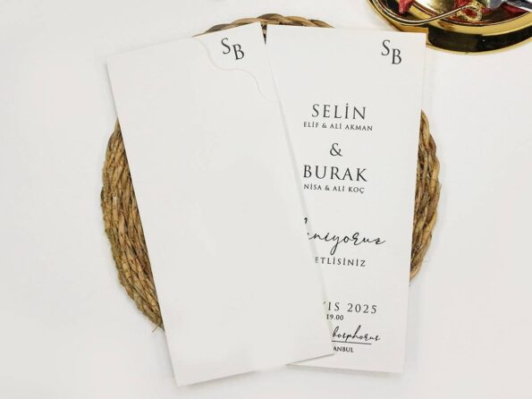 Invitatie nunta 2497 simpla
