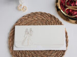 Invitatie nunta cu auriu miri 2463