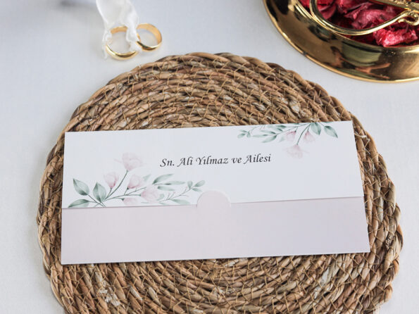 Invitatie de nunta 2511 roz