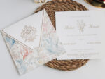 Invitatie eleganta cu plic inclus 2493
