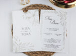 Invitatie nunta 2503 eleganta